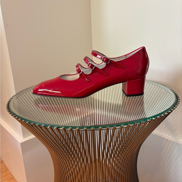 NEW Carel Paris Kina Mary-Janes in red patent leather - Picture 12 of 13
